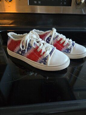 Red White & Blue Sneakers for 4th of July (8)